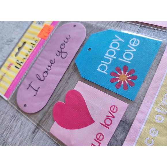 Soft Spoken CHESTER LOVE Valentine  Scrapbook Dimensional Sticker MAMBI LOT #40 - Picture 2 of 6